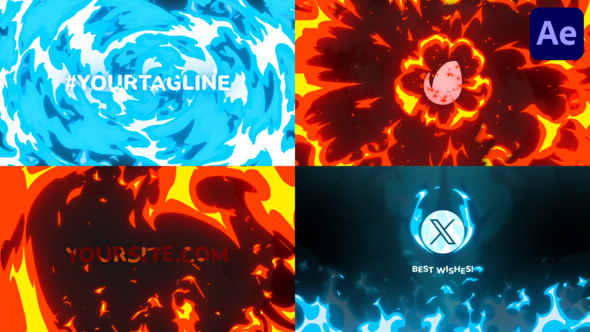 Fire Logo | After Effects alt