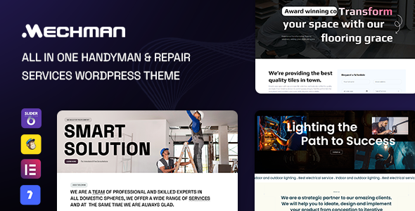 Mechman – Handyman Website WordPress Theme