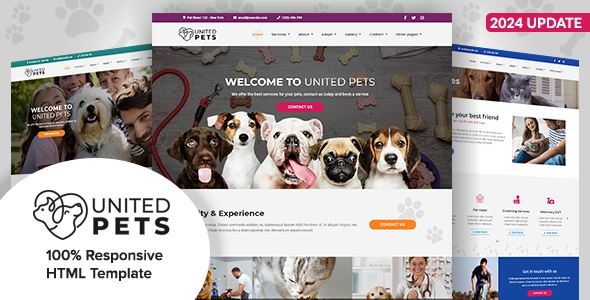 United Pets - Responsive HTML5 Template