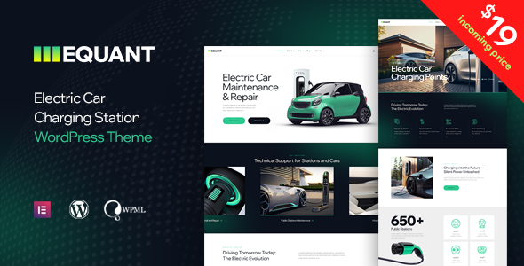 Equant – Electric Car Charging Station WordPress Theme – 0 Sold!