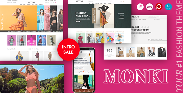 Monki - Elementor Fashion WooCommerceTheme