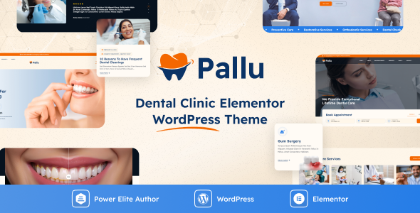 Pallu - Dental Clinic, Medical WordPress Theme