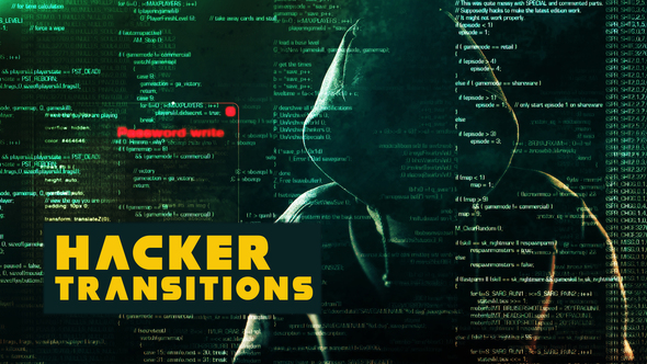 Hacker Transitions | After Effects