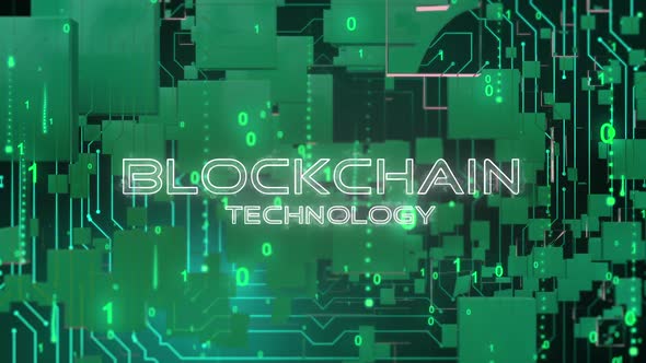 Crypto Blockchain Technology Background