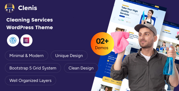 Clenis – Cleaning Services WordPress Theme