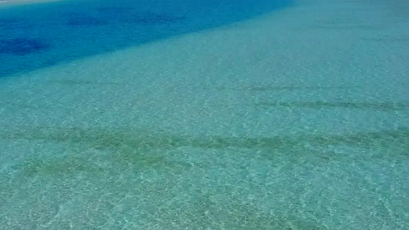 Drone aerial texture of sea view beach by sea with sand background