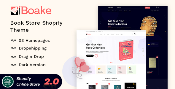 Baoke – Book Store Shopify Theme