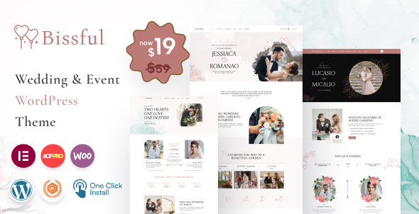 Bissful - Wedding & Event WordPress Theme
