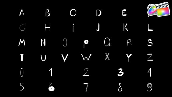 Cartoon Alphabet | FCPX alt