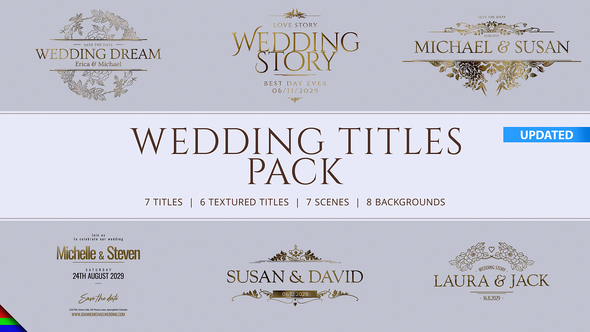 Wedding Titles Pack alt