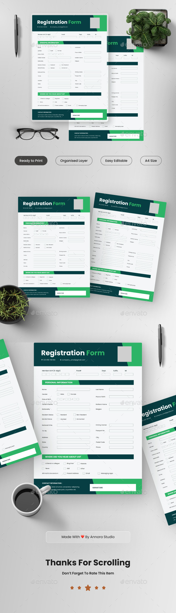 Modern Registartion Form