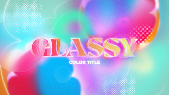 Glassy Title & Logo