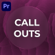 Call Outs - Glass Style | MOGRT - VideoHive Item for Sale