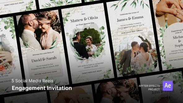 Social Media Reels - Engagement Invitation After Effects Template
