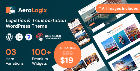 AeroLogix - Logistics & Transportation WordPress Theme