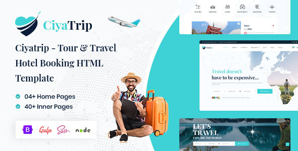 Ciyatrip - Tour & Travel Hotel Booking HTML Template