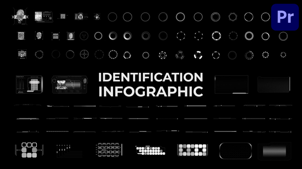 Identification HUD Infographic for Premiere Pro