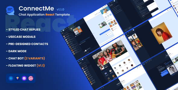 ConnectMe - Chat Application React Template