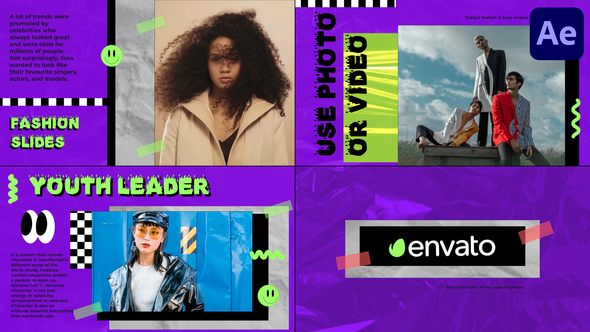 Handmade Grunge Slides for After Effects alt