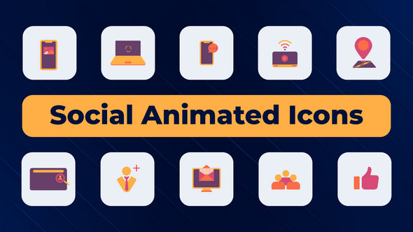 Social Animated Icons