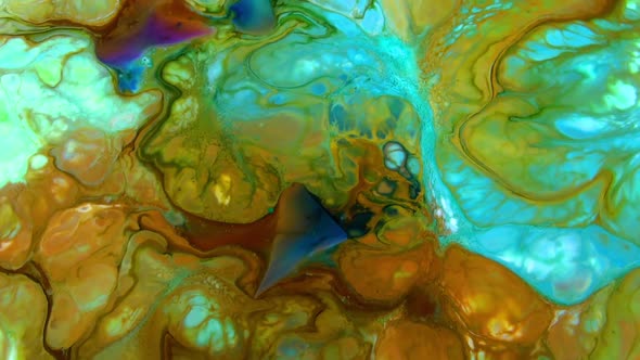Abstract Colorful Invert Sacral Paint  Exploding Texture 237