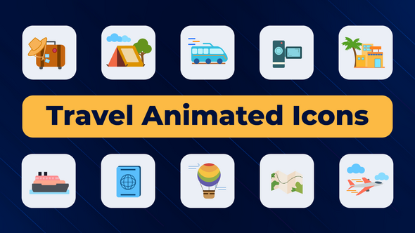 Travel Animated Icons alt