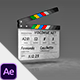 Clapperboard Transitions + Logo reveal - VideoHive Item for Sale