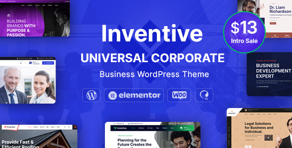 Inventive - Multi-Purpose Business WordPress Theme