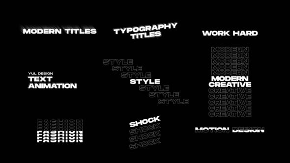 Modern Text Animation | MOGRT
