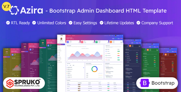 Azira -  Admin Dashboard HTML Template