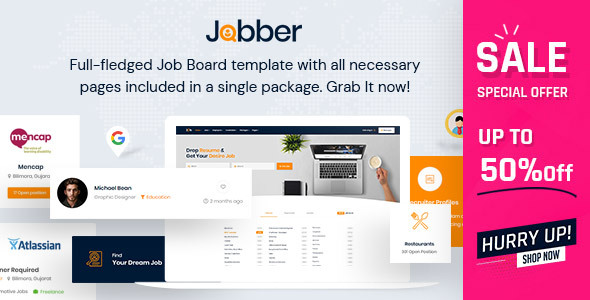 Jobber - Job Board HTML5 Template
