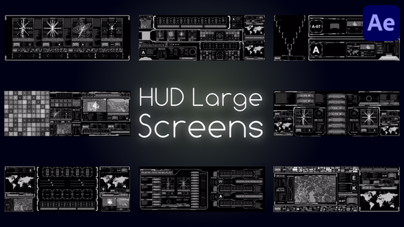 HUD Large Screens for After Effects alt