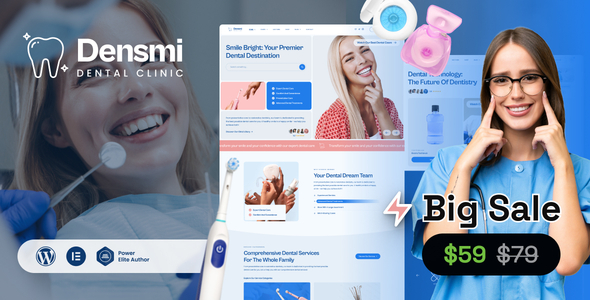 Densmi - Dental Clinic & Dentist WordPress