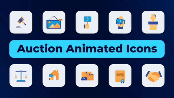 Auction Animated Icons