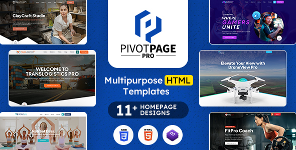 PivotPage Pro | Multipurpose HTML Template