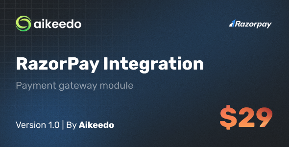 Razorpay Payment Gateway - Aikeedo Plugin
