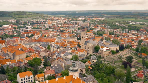 Aerial View of Kutna Hora