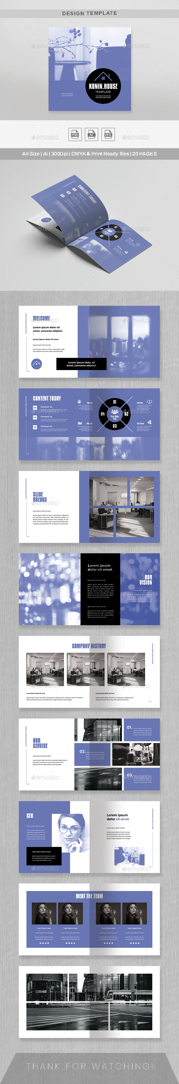 Square Business Portfolio Catalogue