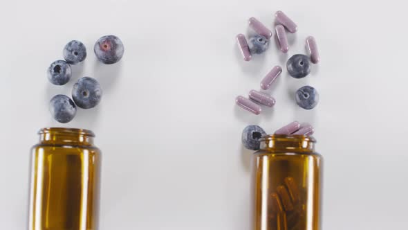 Blueberries And Capsule Pills alt