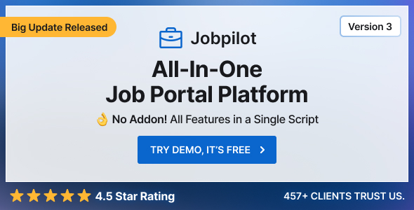 Jobpilot – Job Portal Laravel Script