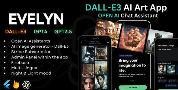Evelyn - AI Assistants, AI Generator, Image Generator, Albums, Community