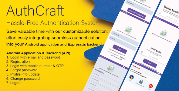 AuthCraft | Time-Saving Solution for Android App Authentication