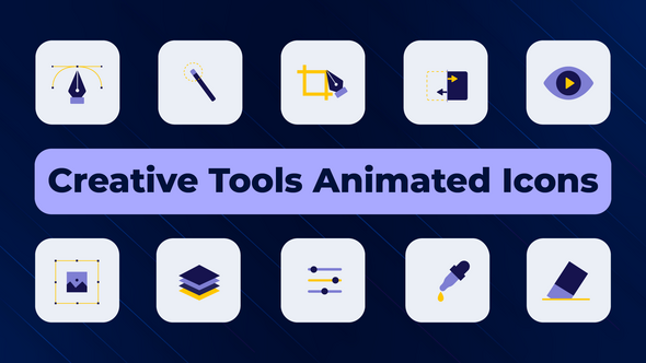 Creative Tools Animated Icons