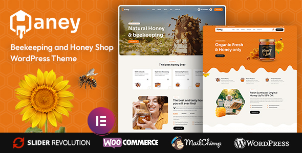 Haney - Beekeeping and Honey Shop Theme