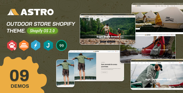 Astro - Outdoor Adventure Store Shopify Theme OS 2.0