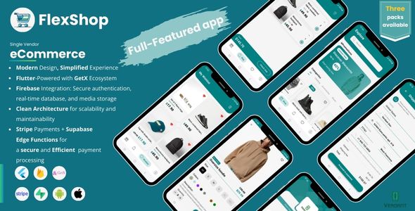 FlexShop - Flutter E-commerce App with Firebase