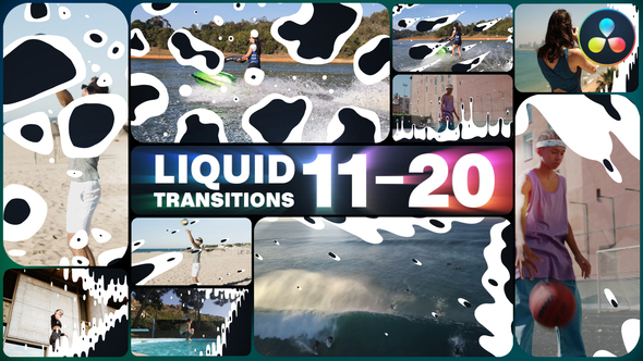 Liquid Transitions for DaVinci Resolve