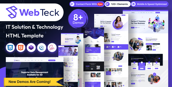 Webteck - IT Solution and Technology HTML Template