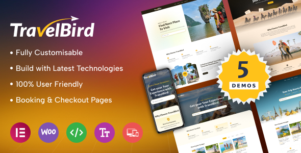 TravelBird - Travel Booking TourTheme