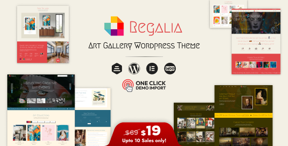 Regalia - Artist Portfolio WordPress Theme